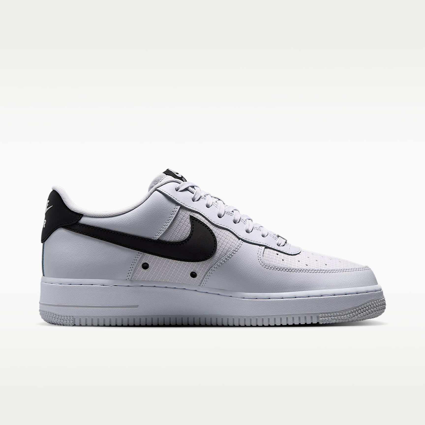 Nike Air Force 1 '07 LV8 Schuh (Herren) – Geyser Grey/Weiß/Schwarz