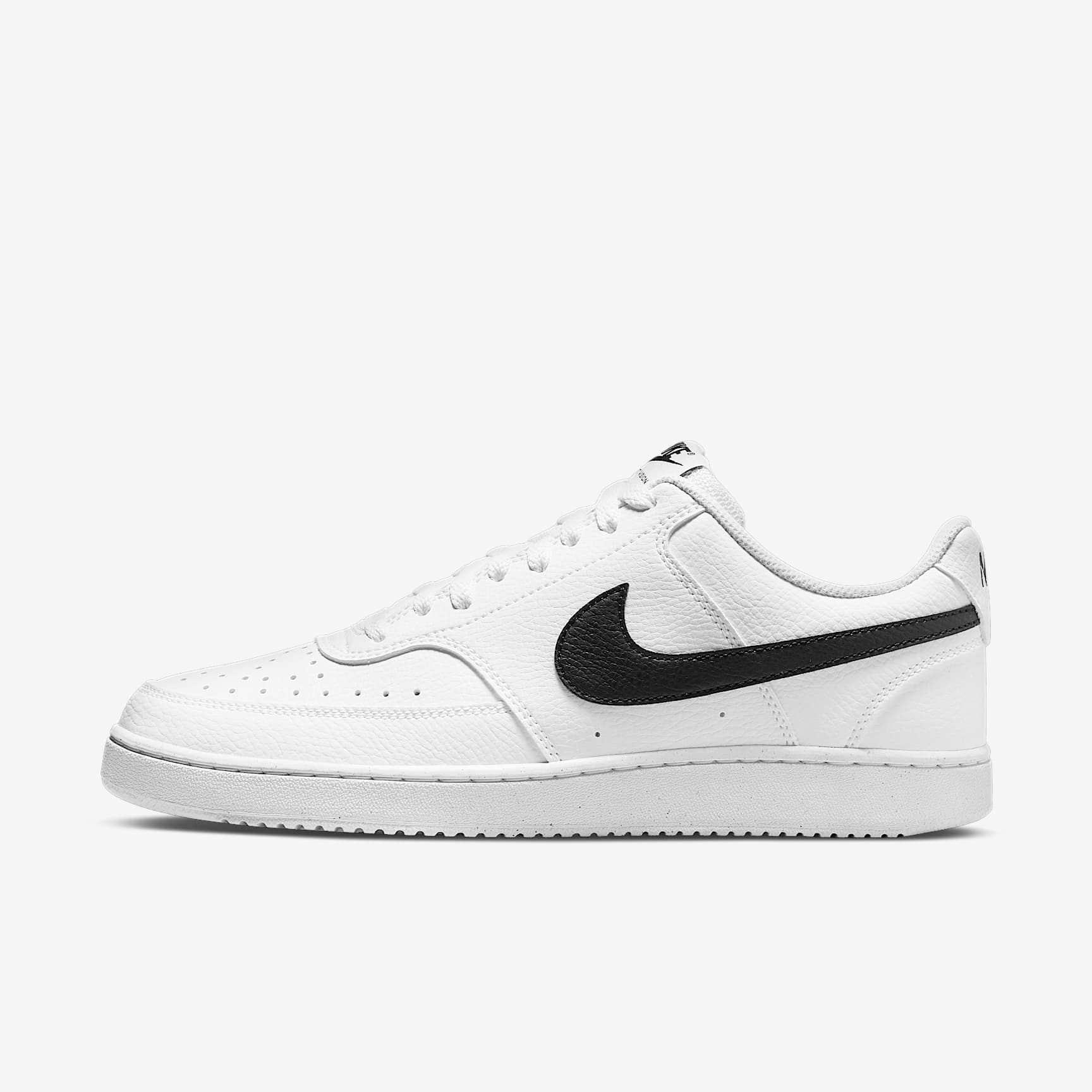Nike Court Vision Low Next Nature Herrenschuh – Weiß/Weiß/Schwarz