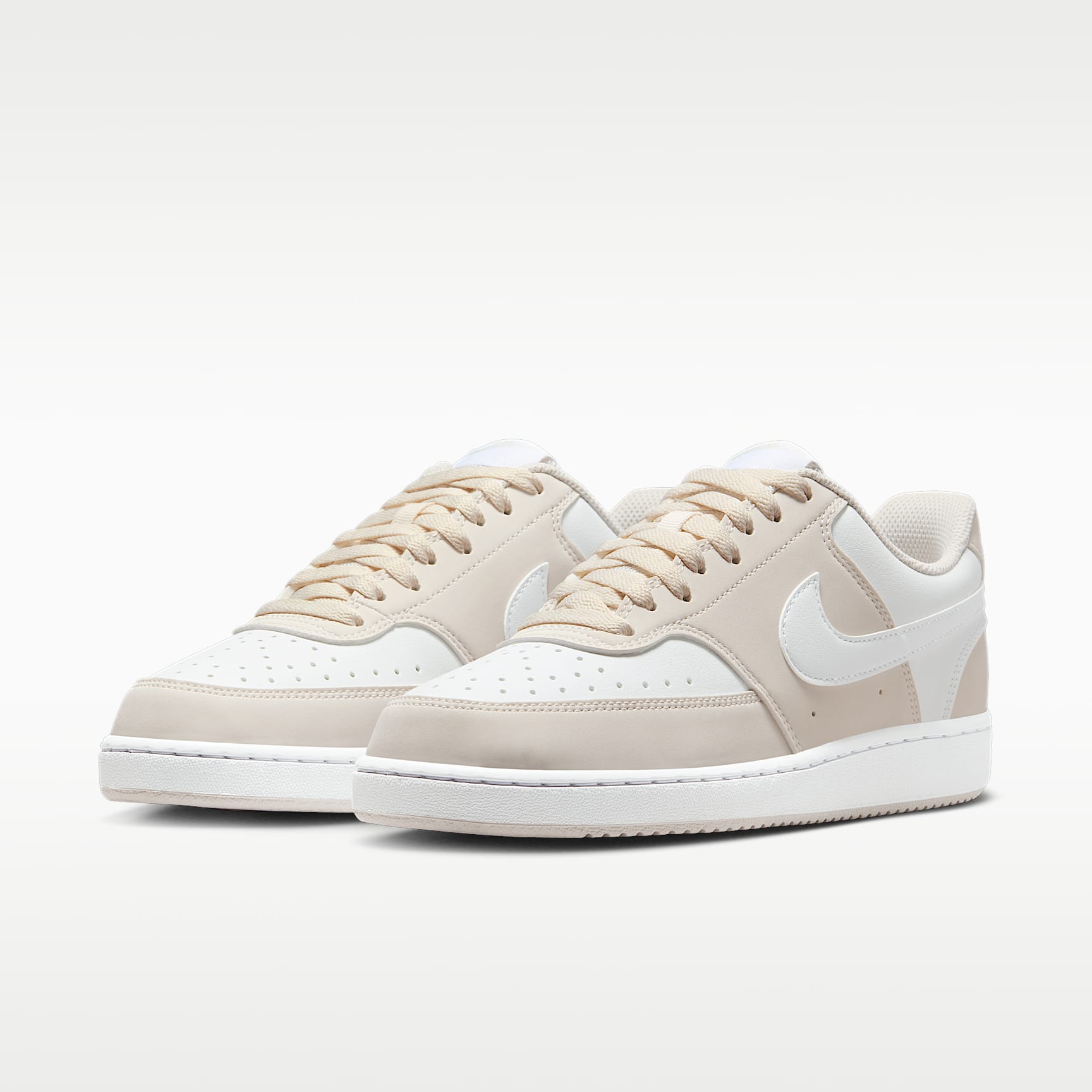 Nike Court Vision Low Schuh (Damen) – Phantom/Weiß