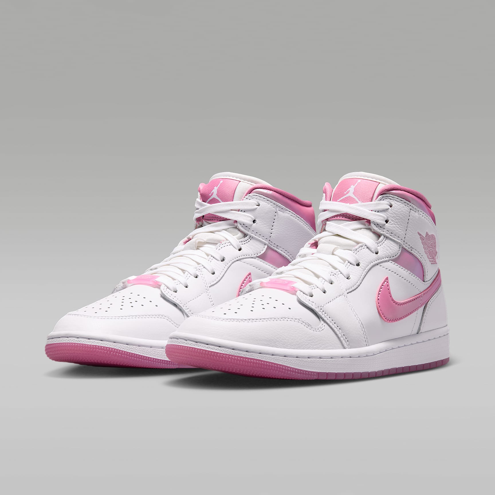 Air Jordan 1 Mid SE Schuh (Damen) – Weiß/Desert Berry