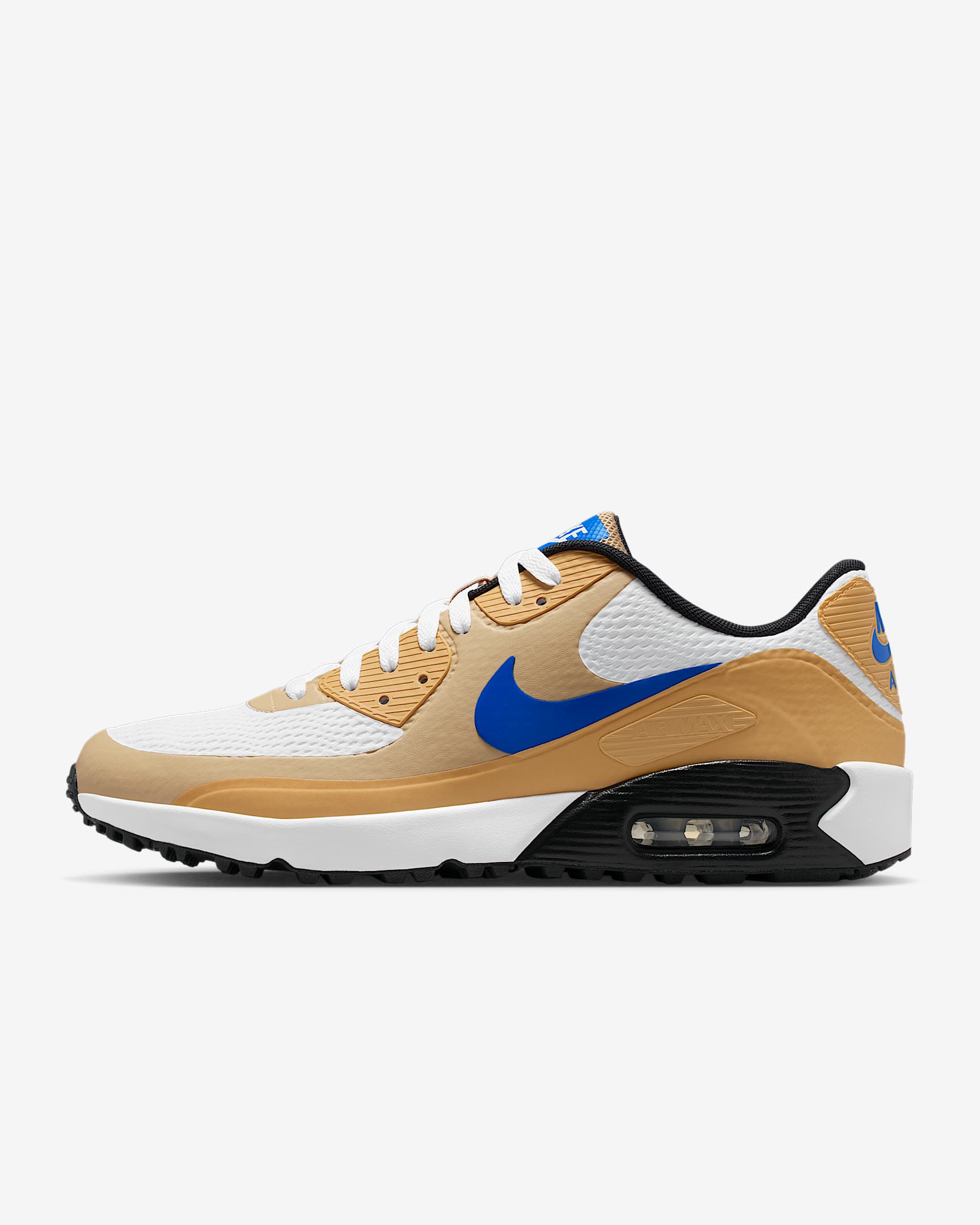Nike Air Max 90 G Golfschuh – Weiß/Linen/Game Royal