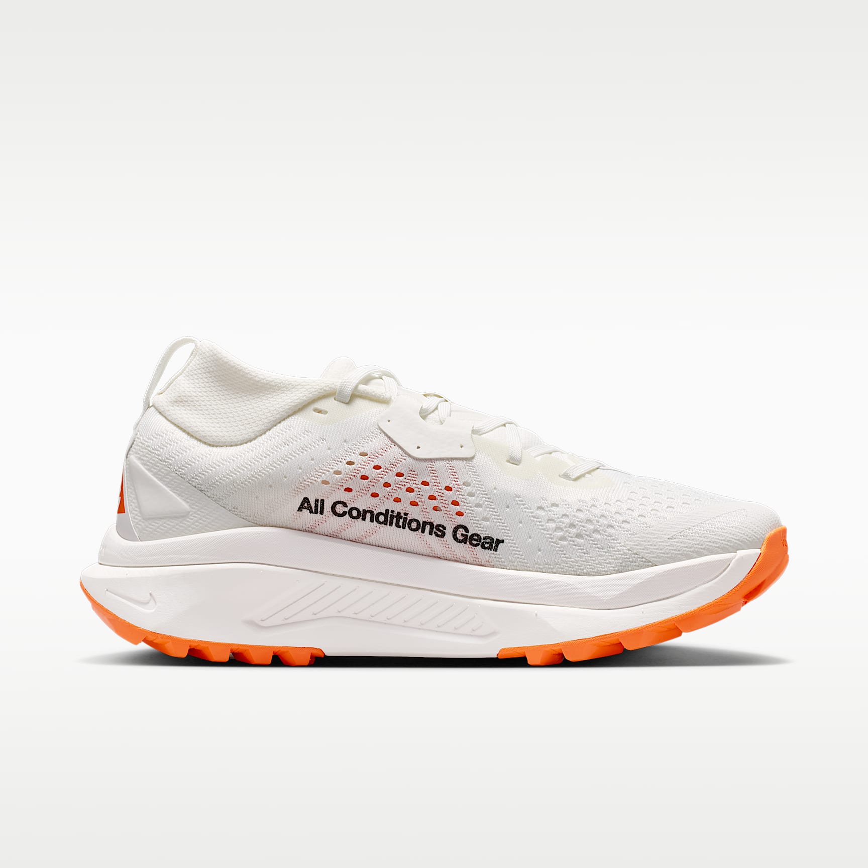 ACG Zegama Trail Traillaufschuh (Damen) – Summit White/Phantom/Safety Orange/Schwarz