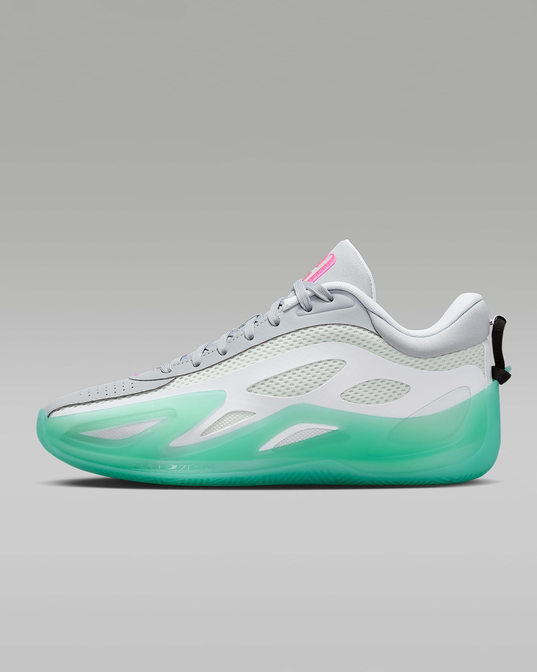 Jordan Heir Series 2 "Seafoam" Basketballschuh – Weiß/Metallic Silver/Pink Blast/Light Pumice