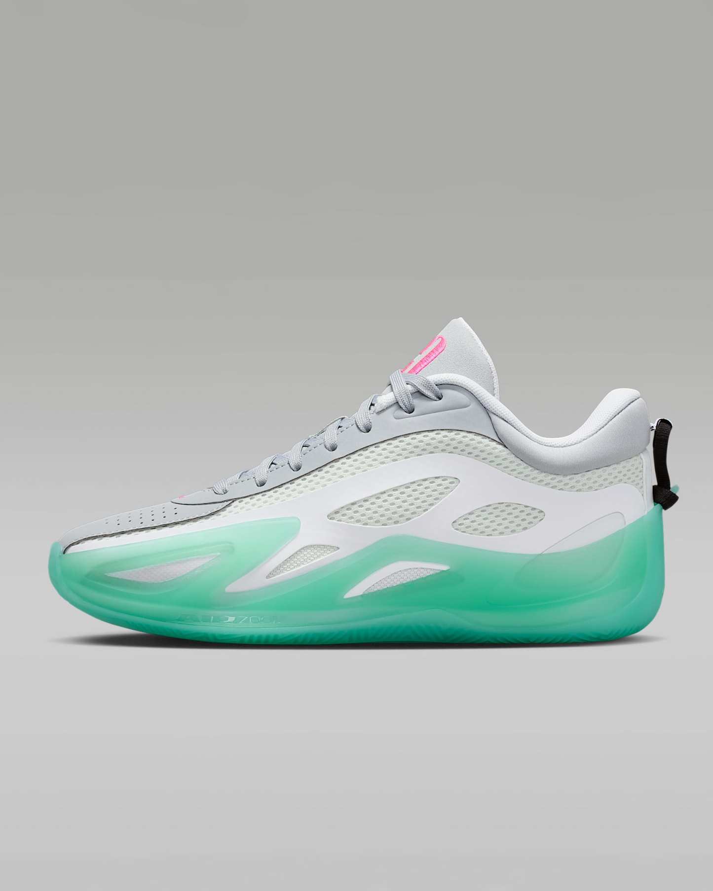 Jordan Heir Series 2 "Seafoam" Basketballschuh – Weiß/Metallic Silver/Pink Blast/Light Pumice