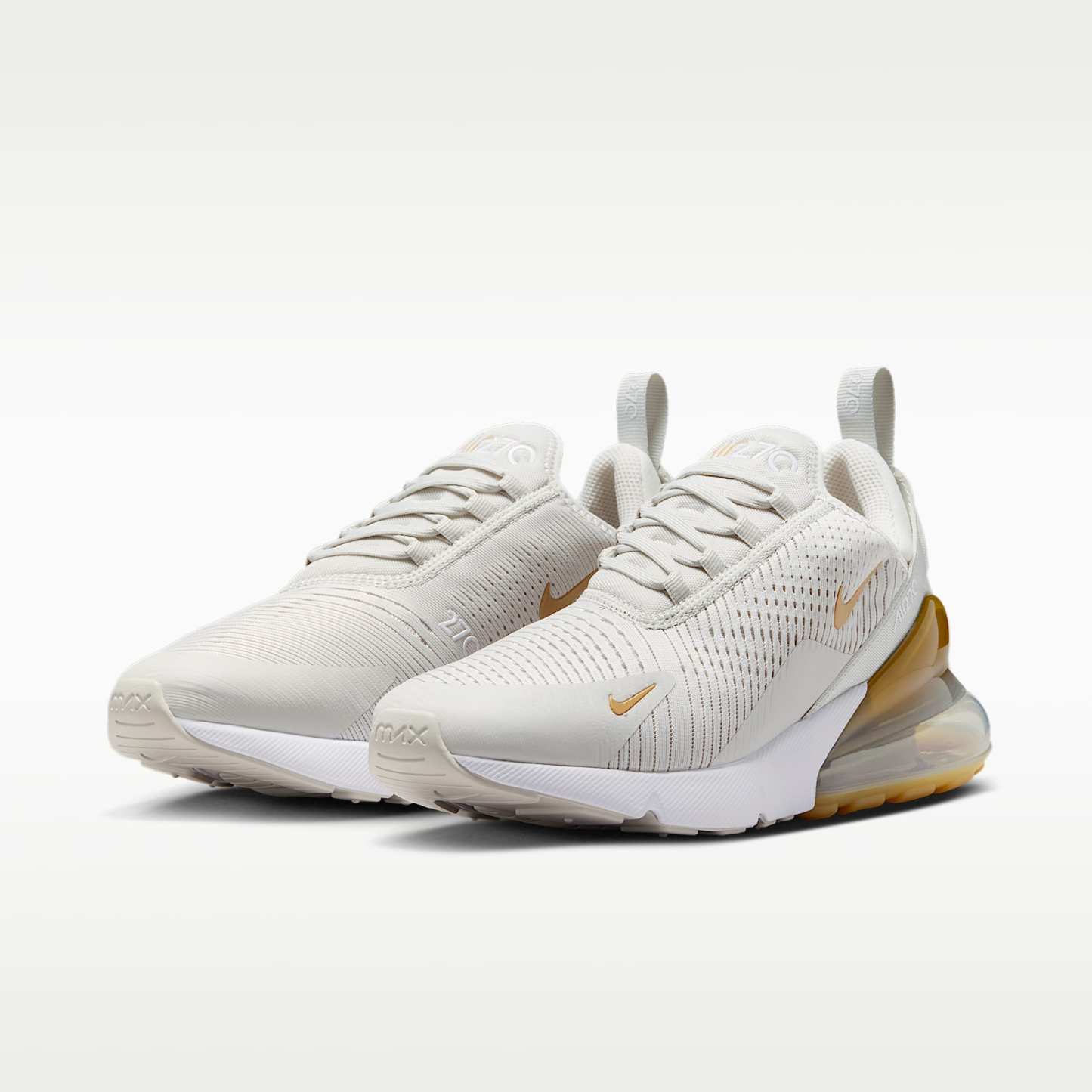 Nike Air Max 270 Damenschuh – Light Bone/Weiß/Metallic Gold