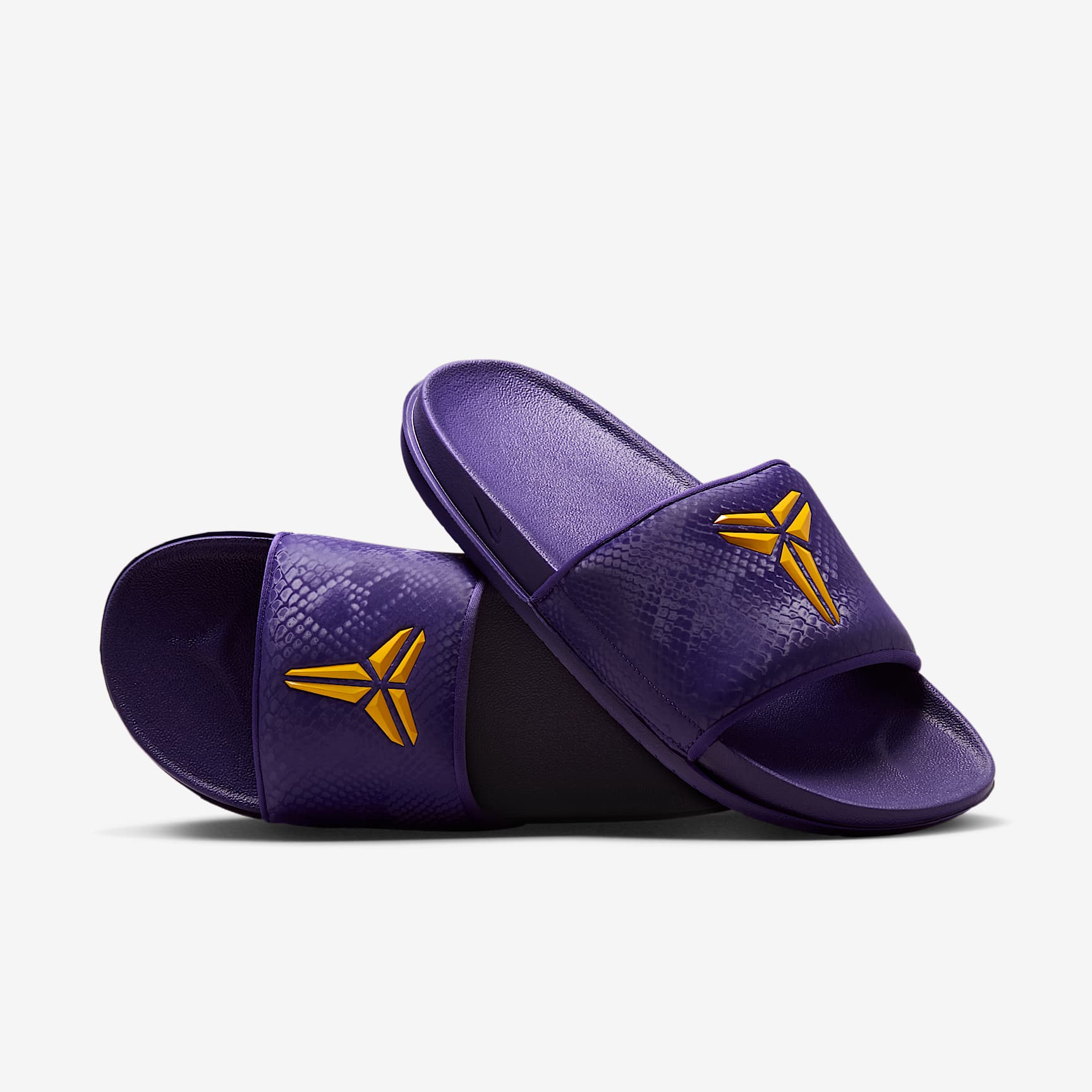 Kobe Offcourt Herren-Slides – Court Purple/University Gold