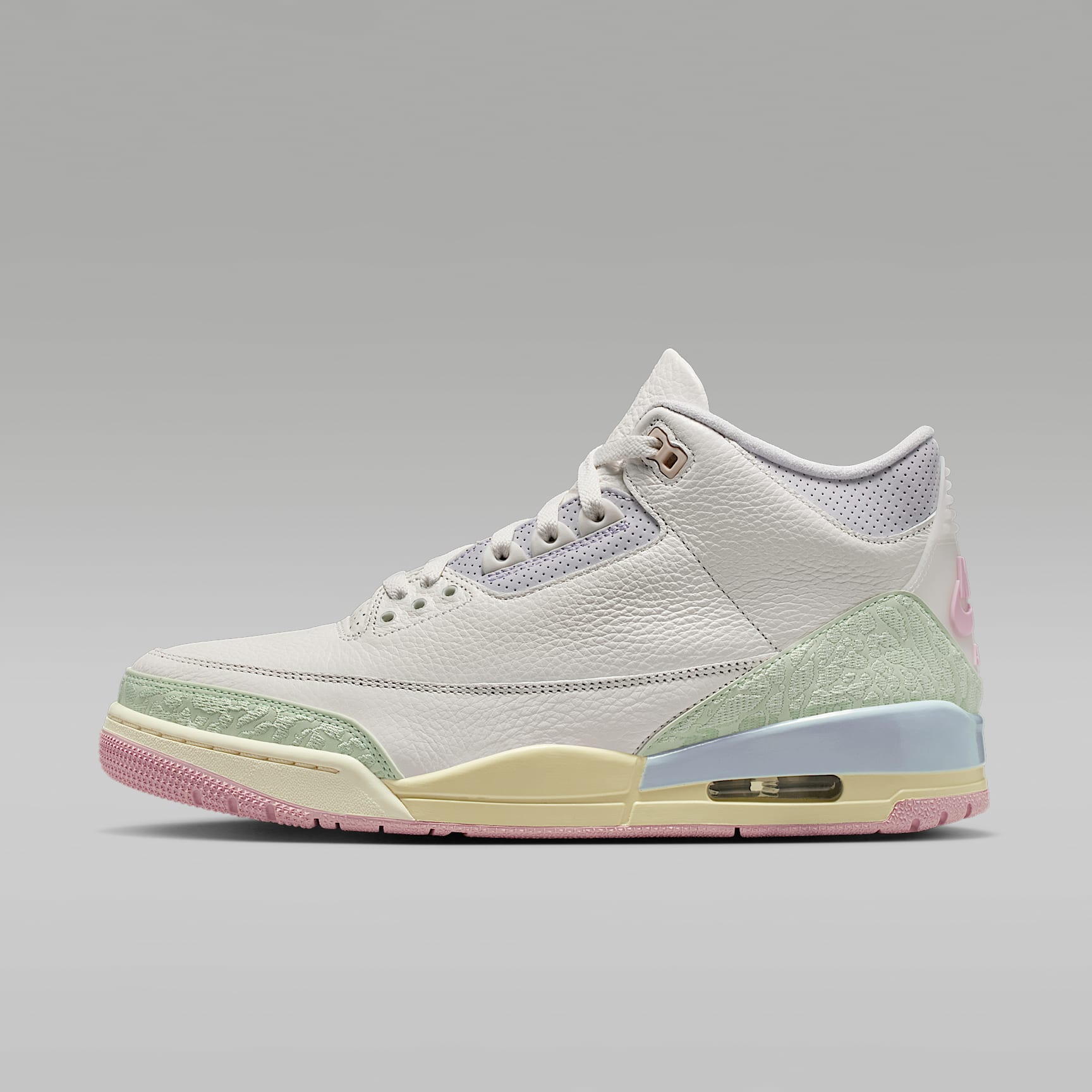 Air Jordan 3 "World's Best" Schuh (Herren) – Sail/Aura/Iced Carmine/Jade Aura