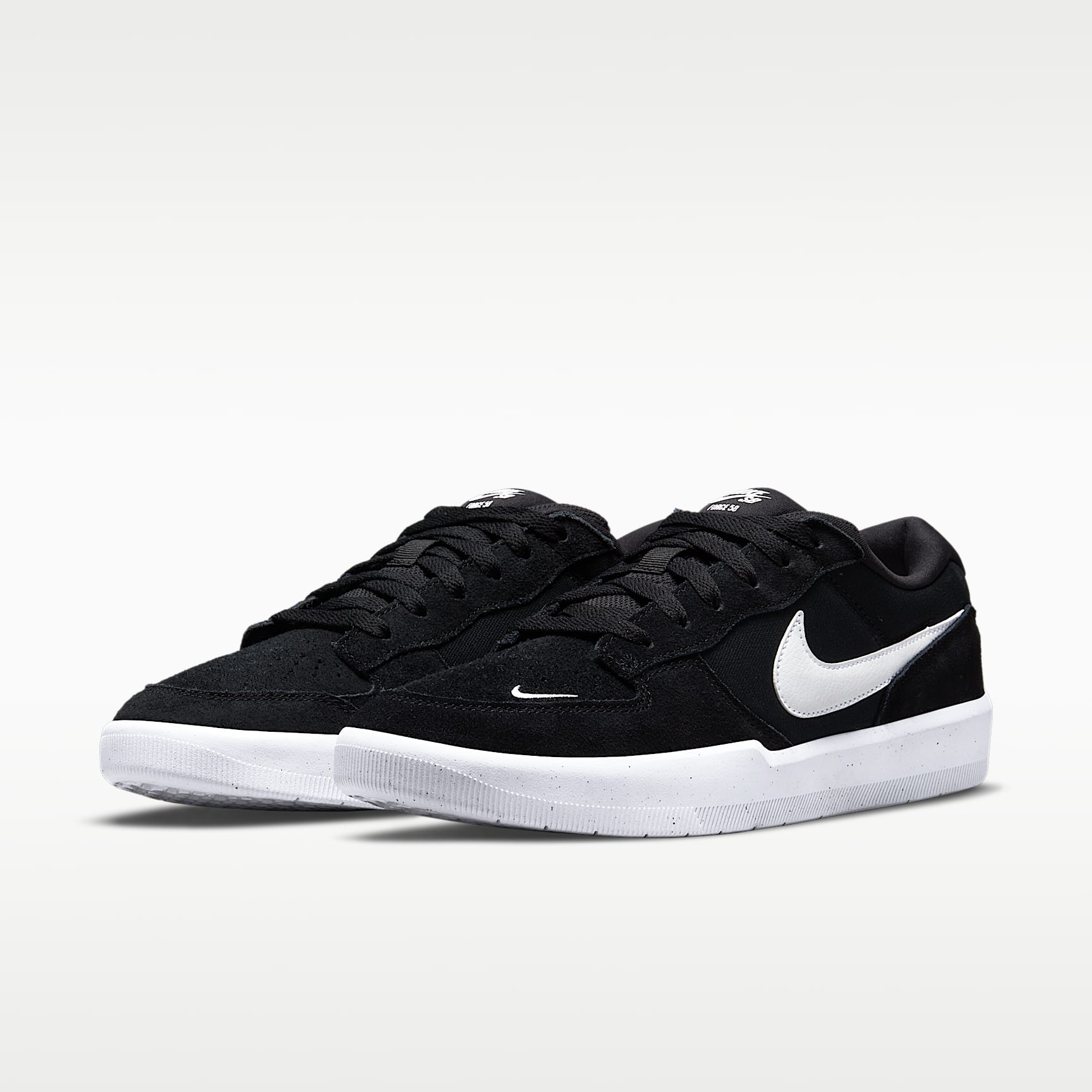 Nike SB Force 58 Skateboardschuh – Schwarz/Schwarz/Weiß