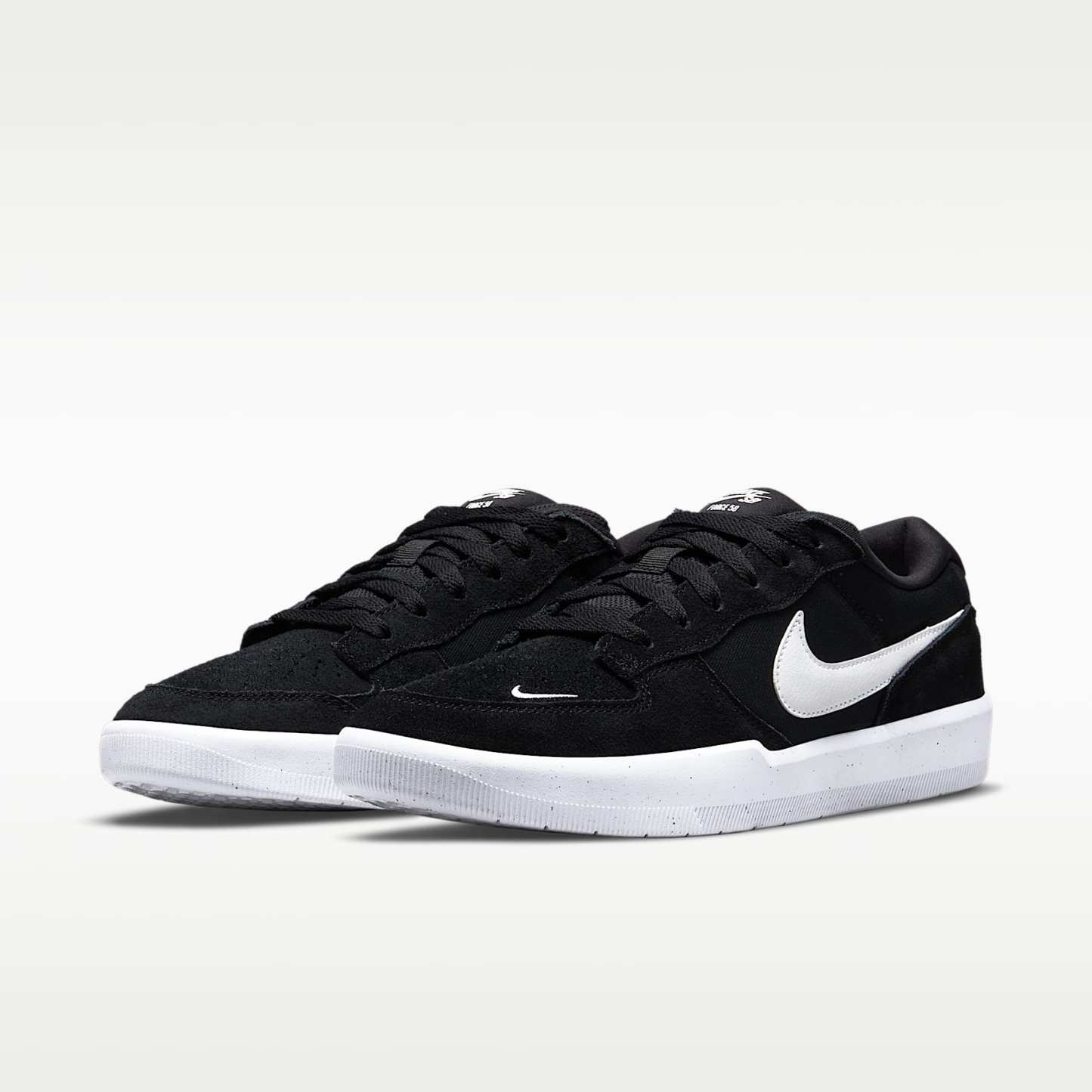 Nike SB Force 58 Skateboardschuh – Schwarz/Schwarz/Weiß