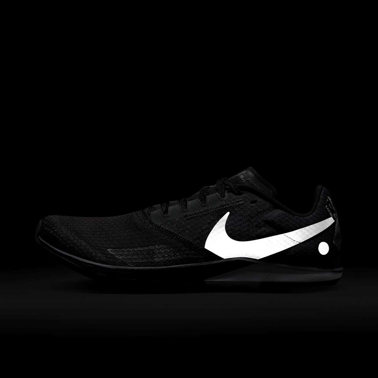 Nike Zoom Rival Waffle 6 Straßen- und Cross-Country-Laufschuhe für Wettkämpfe – Schwarz/Dark Smoke Grey/Weiß/Metallic Silver