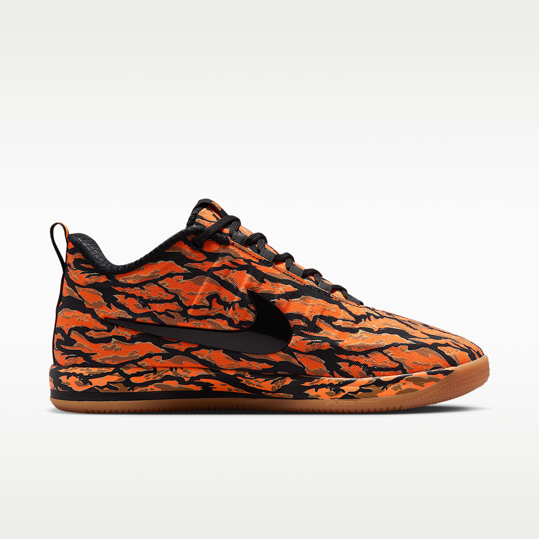 Book 2 "Tiger Camo" Basketballschuh – Schwarz/Total Orange/Flax/Schwarz