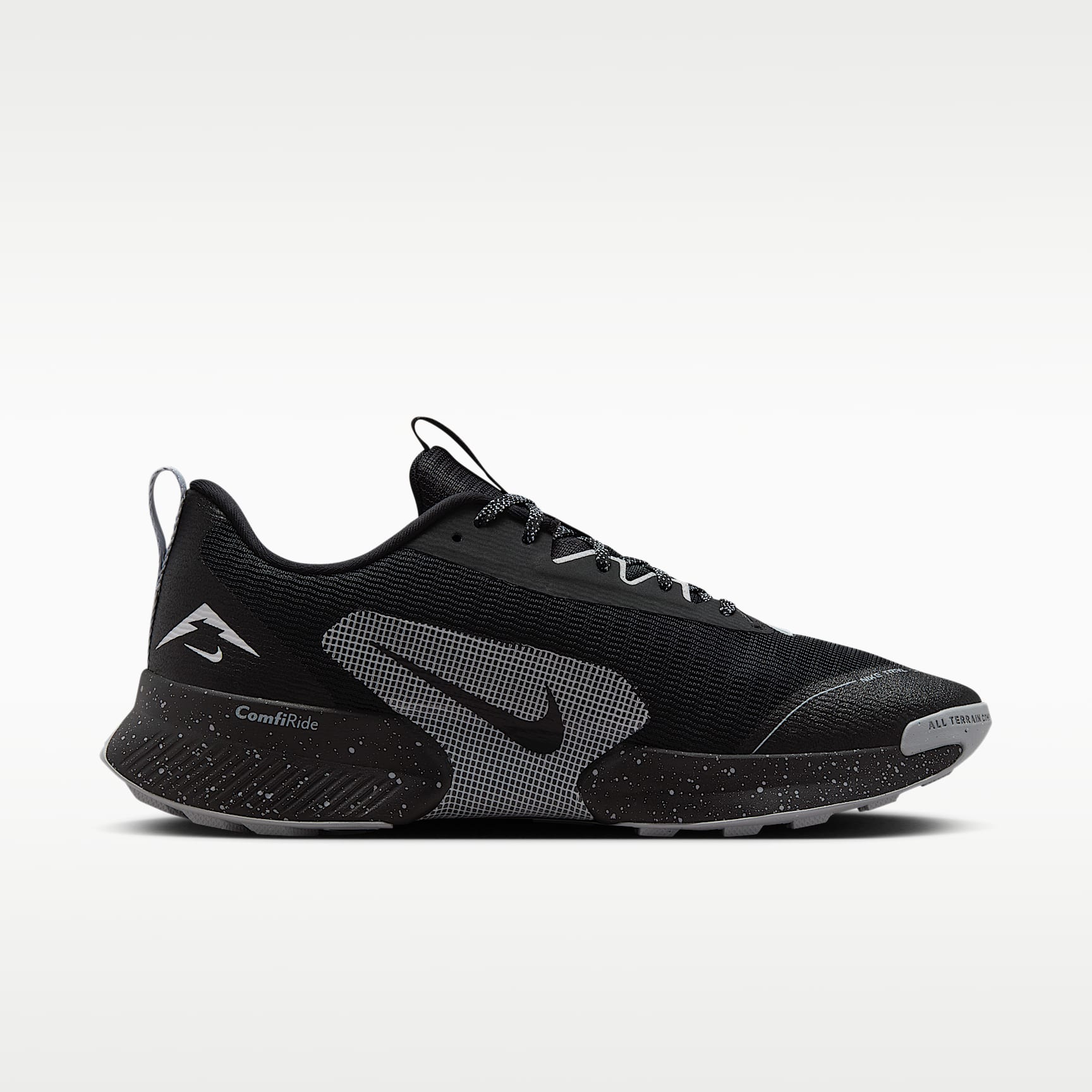 Nike Juniper Trail 3 Traillaufschuh (Herren) – Schwarz/Wolf Grey/Photon Dust/Schwarz