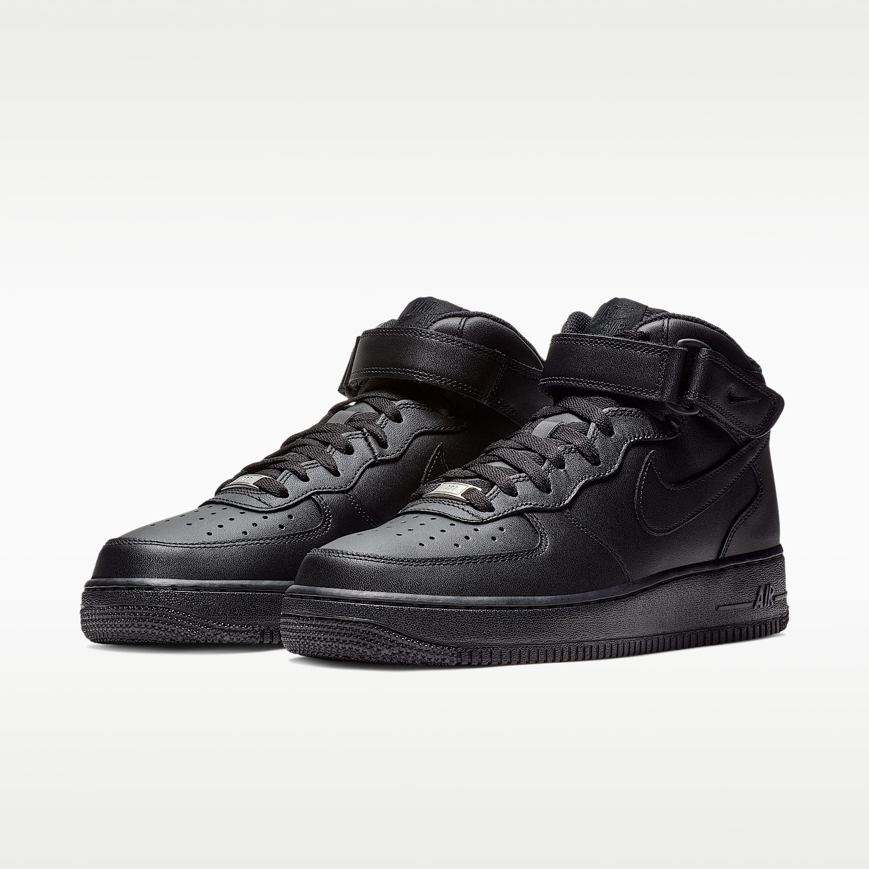 Nike Air Force 1 Mid '07 Herrenschuh – Schwarz/Schwarz