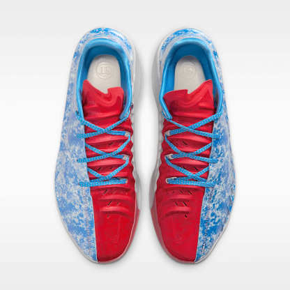 Nike G.T. Cut 4 "WNBA 30th" Basketballschuh – Light Photo Blue/Metallic Silver/Weiß/Action Red
