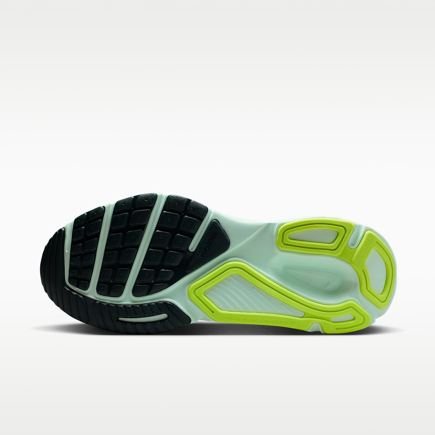 Nike Structure Plus Straßenlaufschuh (Herren) – Weiß/Volt Ice/Barely Green/Black Spruce