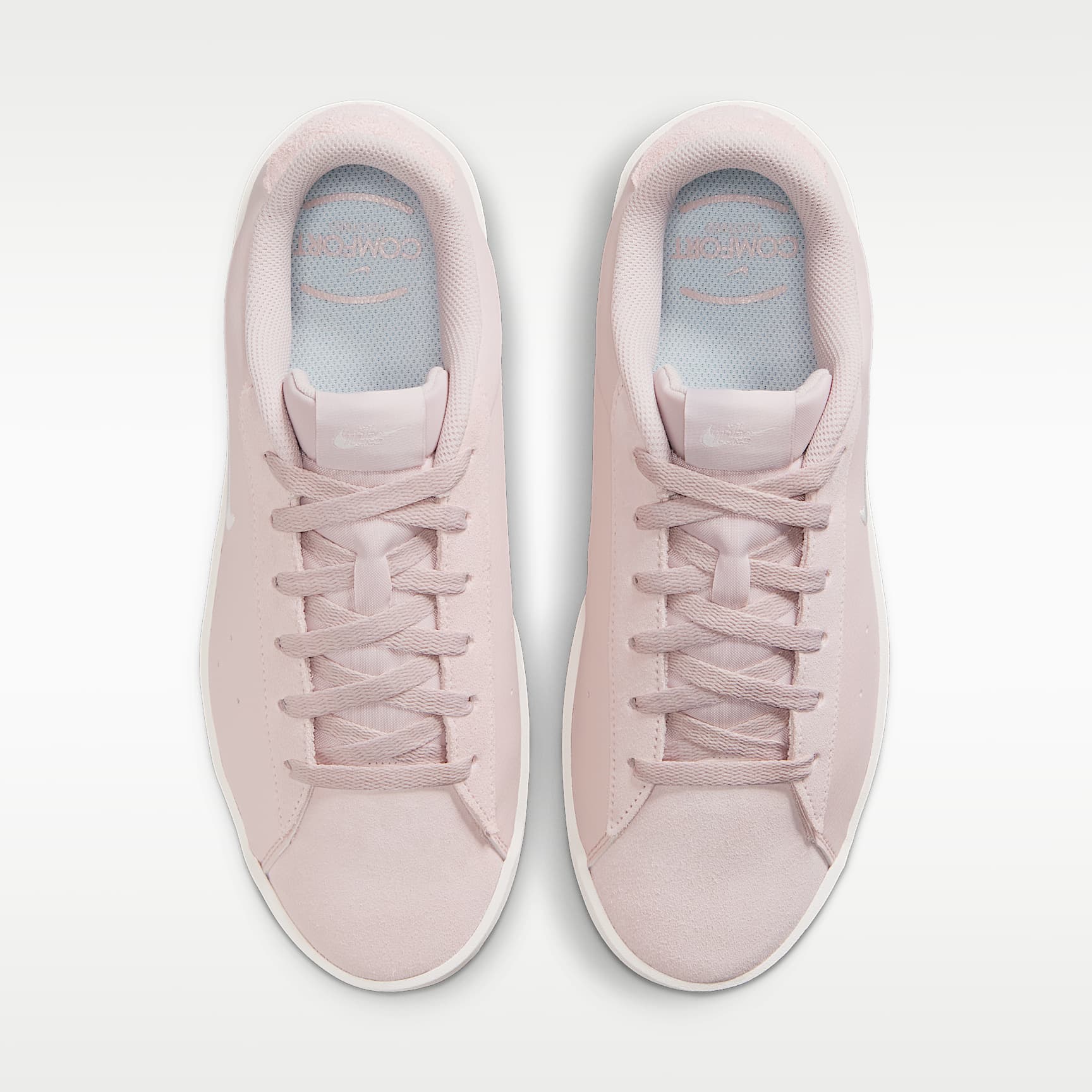 Nike Court Heritage Damenschuh – Pearl Pink/Summit White/Summit White