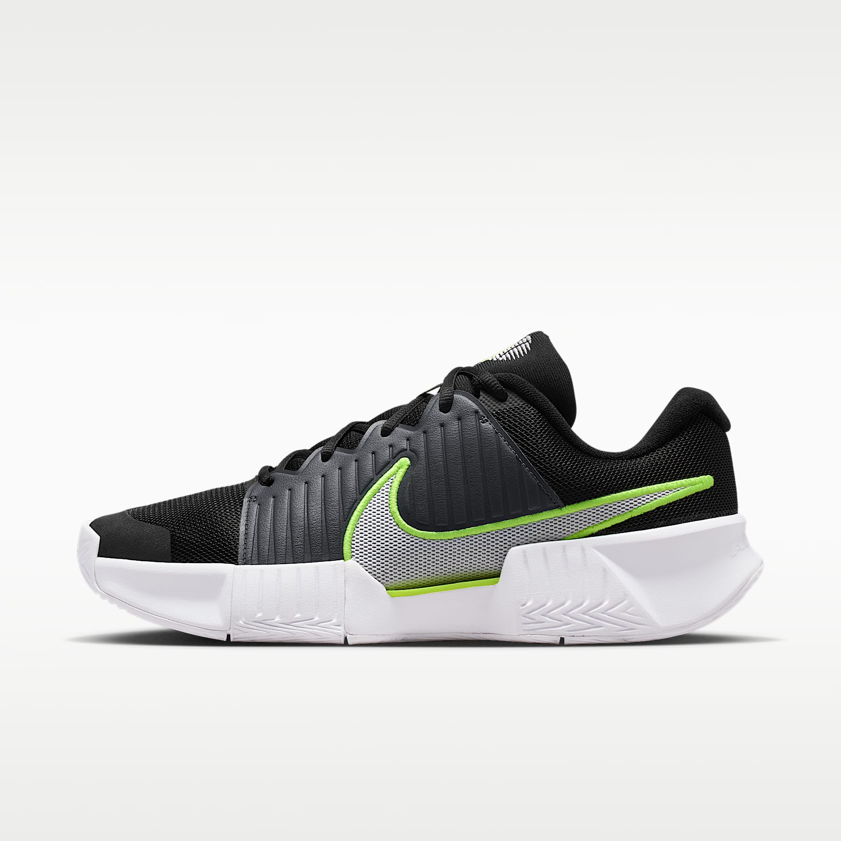 Nike GP Challenge Pro Herren-Tennisschuh für Hartplätze – Schwarz/Anthracite/Volt/Weiß