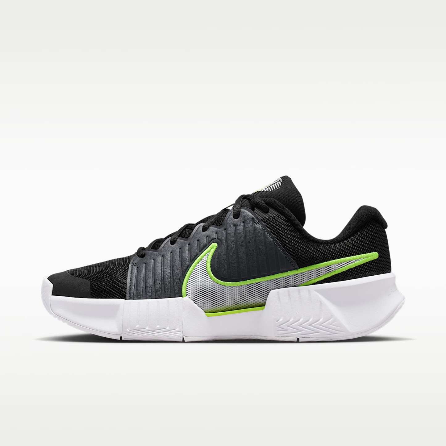 Nike GP Challenge Pro Herren-Tennisschuh für Hartplätze – Schwarz/Anthracite/Volt/Weiß