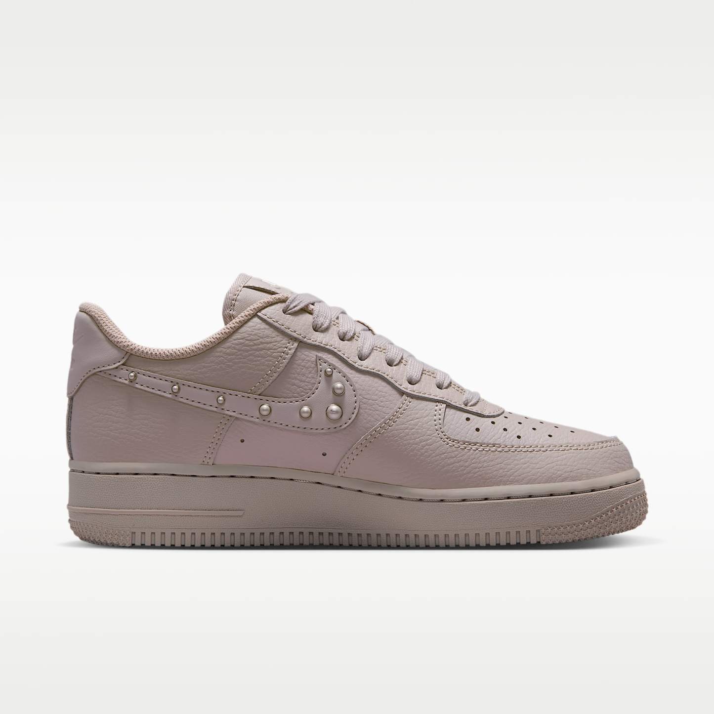 Nike Air Force 1 '07 Schuh (Damen) – Cream II/Metallic Silver/Weiß/Cream II