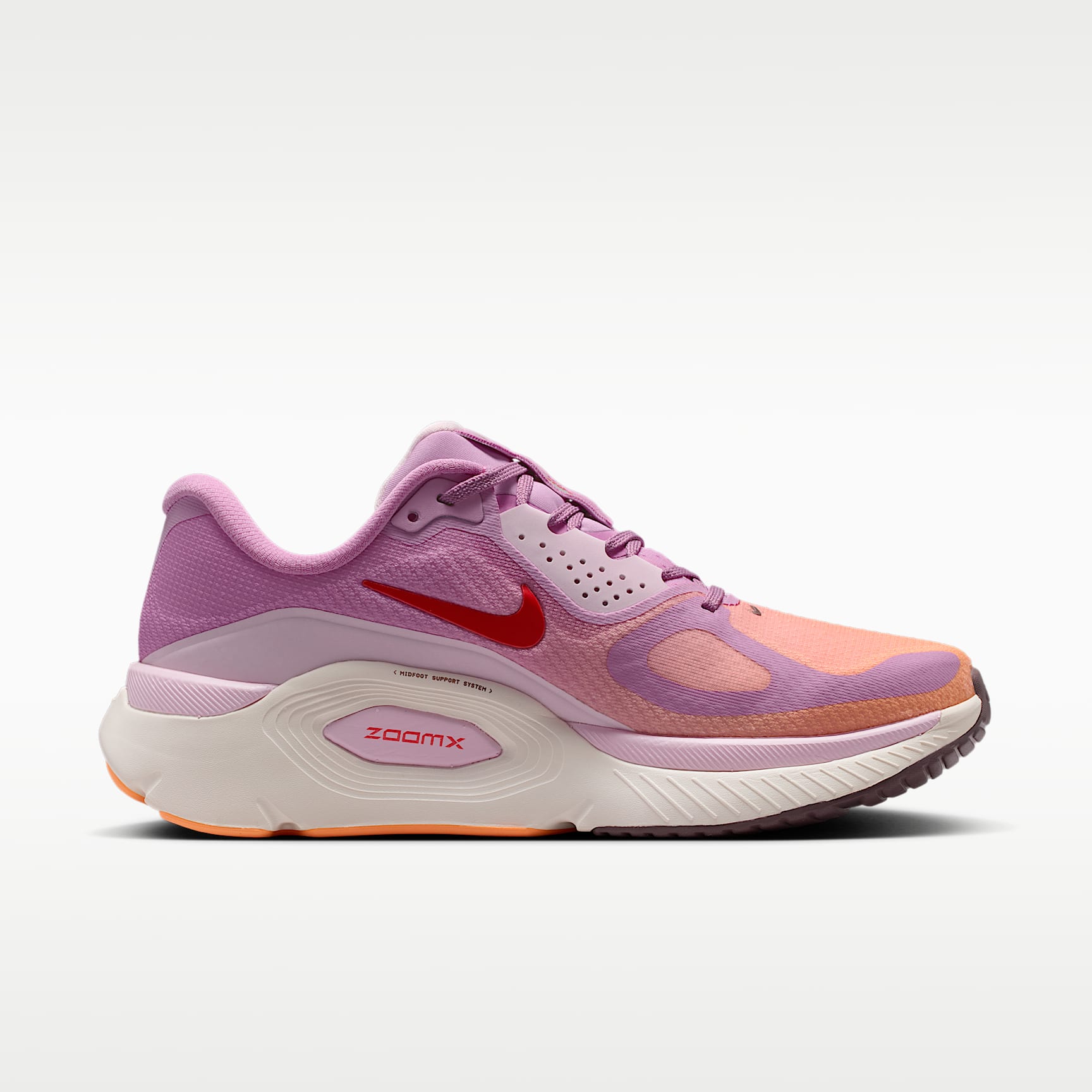 Nike Structure Plus Straßenlaufschuh (Damen) – Light Magenta/Orange Pulse/Pink Foam/Tattoo