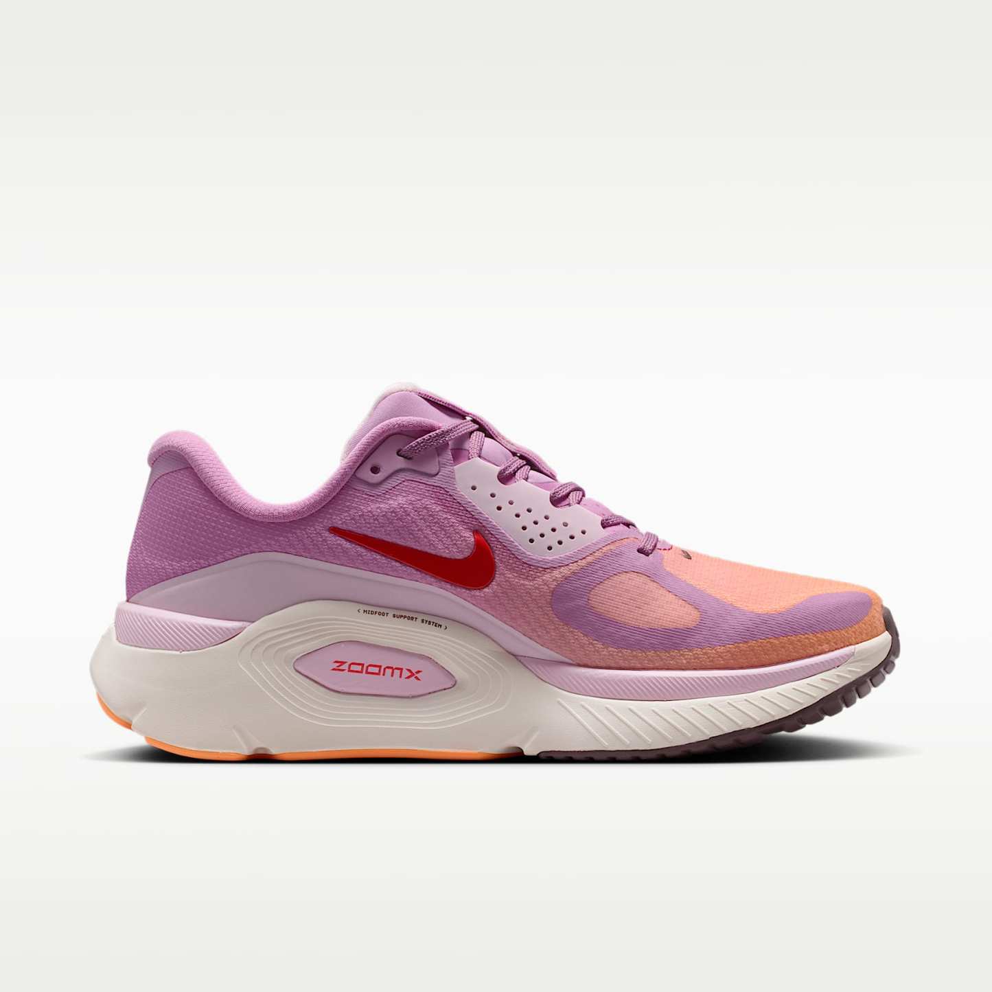 Nike Structure Plus Straßenlaufschuh (Damen) – Light Magenta/Orange Pulse/Pink Foam/Tattoo