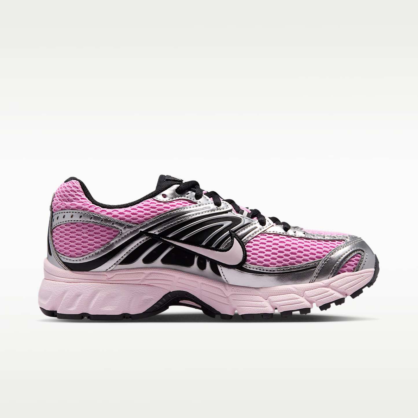 Nike Air Max Moto 2K Schuh mit reflektierenden Akzenten (Damen) – Pink Rise/Metallic Silver/Schwarz/Pearl Pink