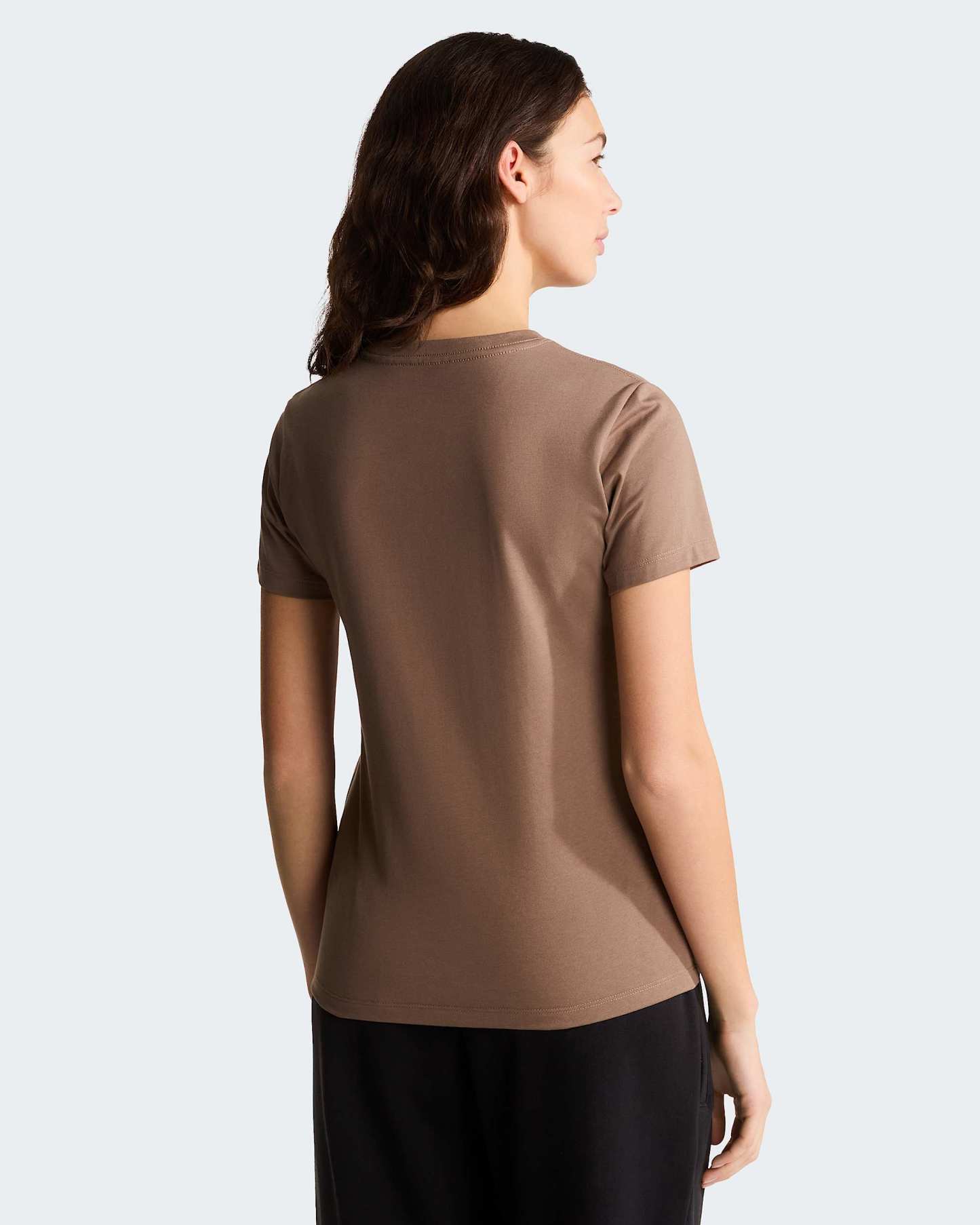 Evolution Simple Dome schmal geschnittenes T-Shirt für Damen – Garnet