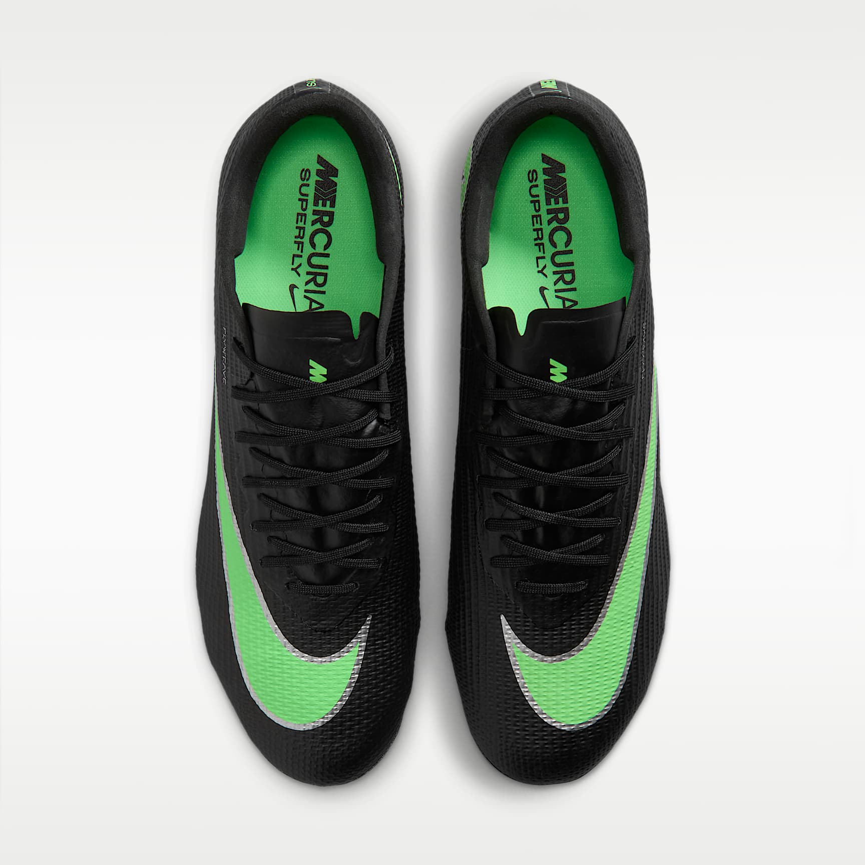 Nike Mercurial Superfly 11 Pro Low-Top-Fußballschuh für Kunstrasen – Schwarz/Schwarz/Illusion Green