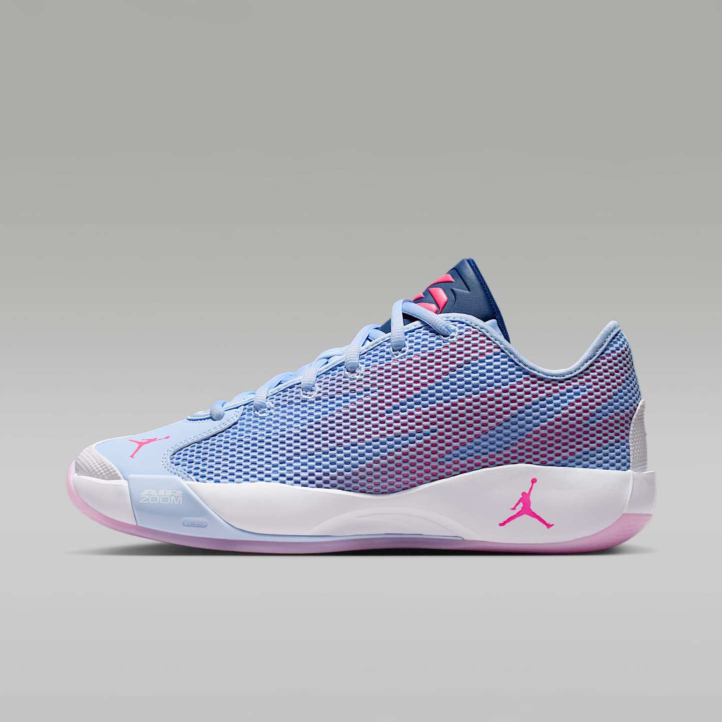 Luka 77 Basketballschuh – Light Marine/Blue Void/Weiß/Hyper Pink