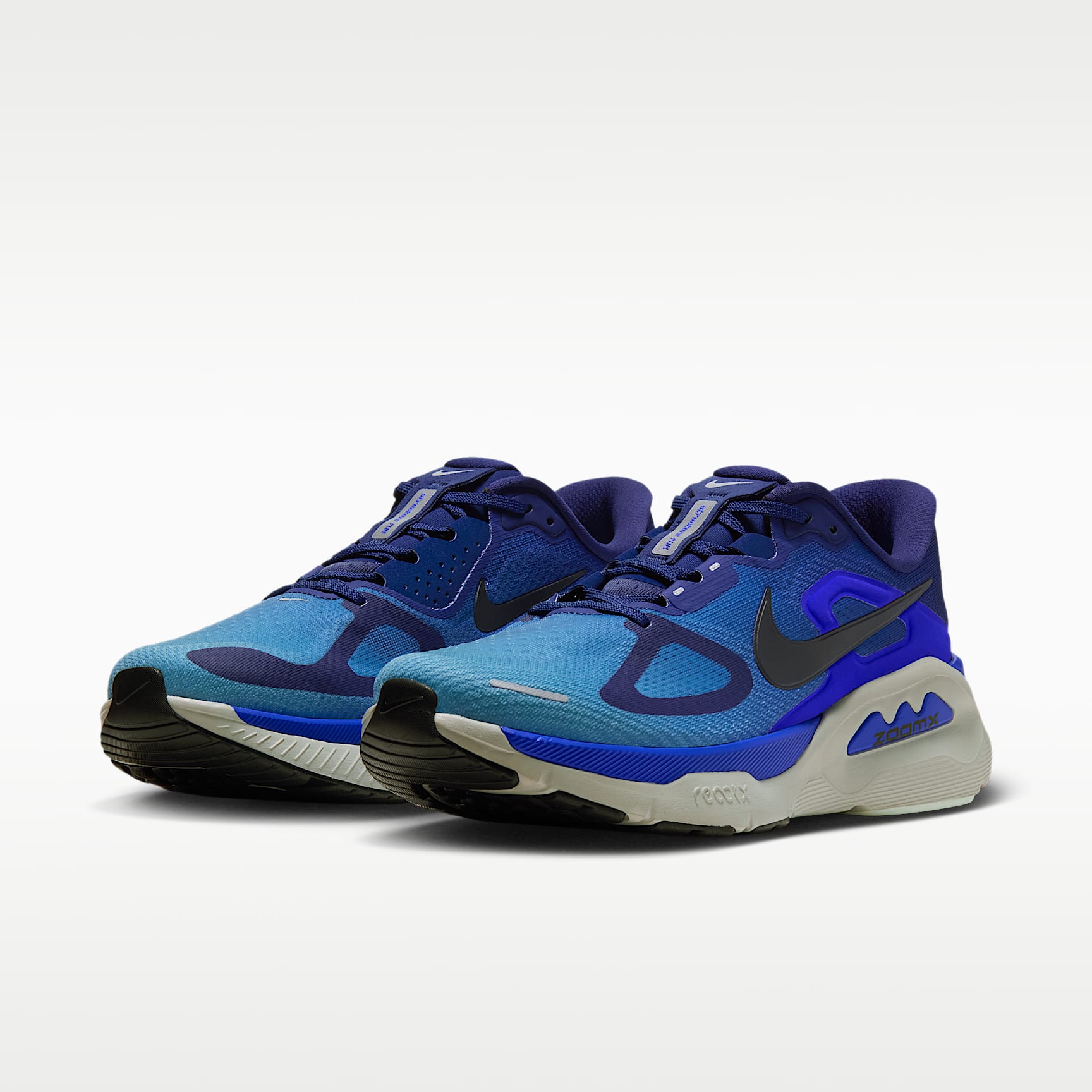 Nike Structure Plus Straßenlaufschuh (Herren) – Midnight Navy/Smokey Blue/Racer Blue/Schwarz