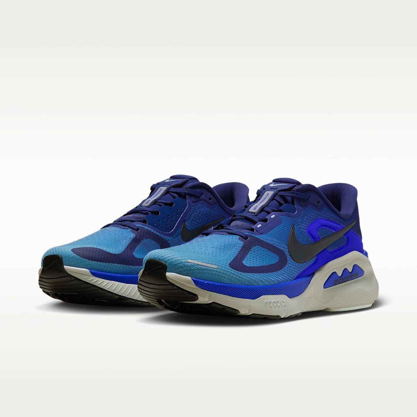 Nike Structure Plus Straßenlaufschuh (Herren) – Midnight Navy/Smokey Blue/Racer Blue/Schwarz