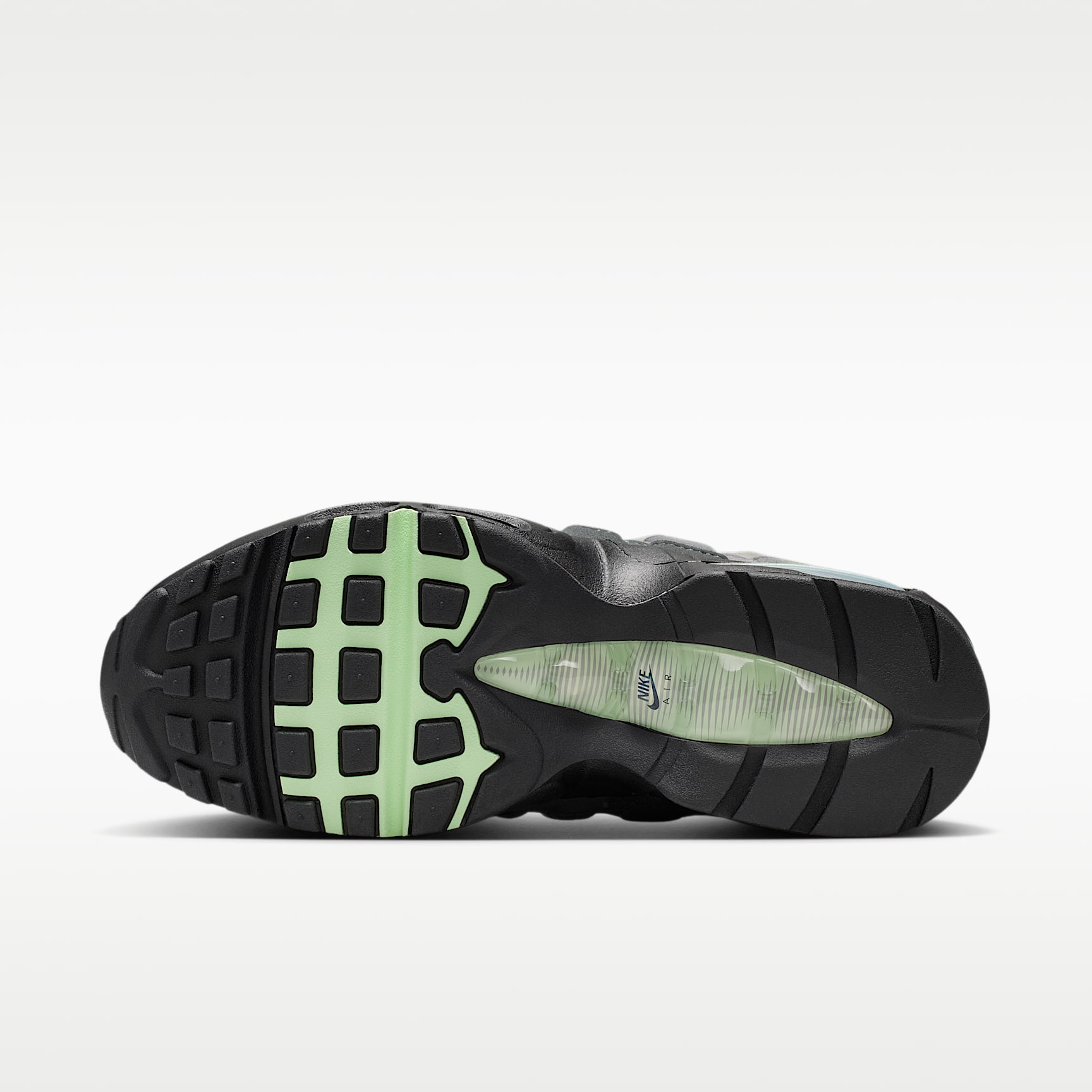 Nike Air Max 95 Big Bubble Schuh (Damen) – Schwarz/Weiß/Medium Grey/Fresh Mint