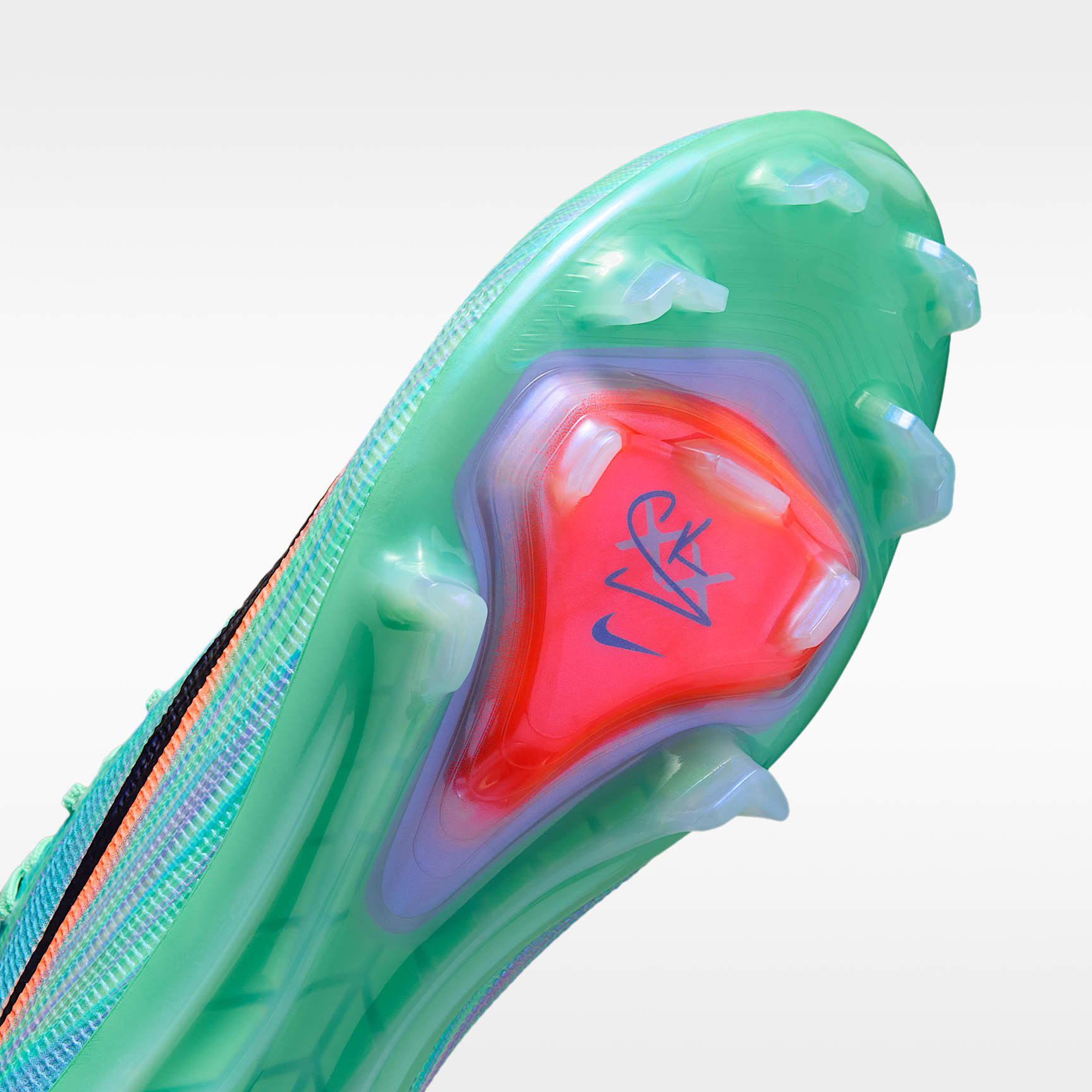 Nike Mercurial Superfly 11 Elite „Sam Kerr“ Low-Top-Fußballschuh für normalen Rasen – Green Glow/Fuchsia Dream/Lagoon Pulse/Schwarz
