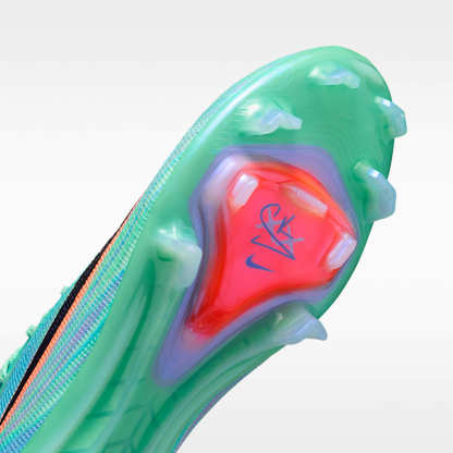Nike Mercurial Superfly 11 Elite „Sam Kerr“ Low-Top-Fußballschuh für normalen Rasen – Green Glow/Fuchsia Dream/Lagoon Pulse/Schwarz