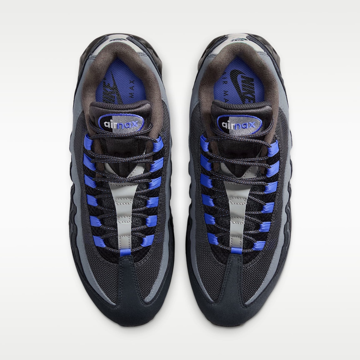 Nike Air Max 95 Big Bubble "OG" Schuh (Herren) – Schwarz/Anthracite/Dark Smoke Grey/Sapphire