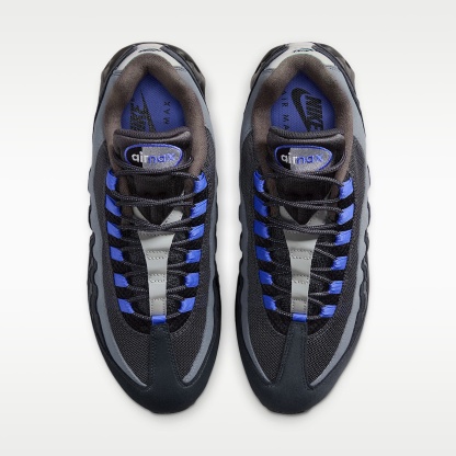 Nike Air Max 95 Big Bubble "OG" Schuh (Herren) – Schwarz/Anthracite/Dark Smoke Grey/Sapphire