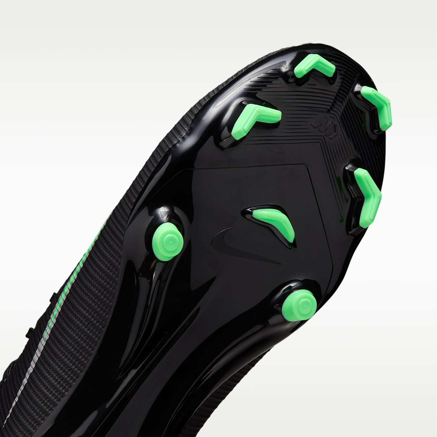 Nike Mercurial Vapor 17 Academy Low-Top-Fußballschuh für verschiedene Böden – Schwarz/Schwarz/Illusion Green
