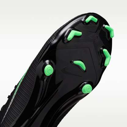 Nike Mercurial Vapor 17 Academy Low-Top-Fußballschuh für verschiedene Böden – Schwarz/Schwarz/Illusion Green