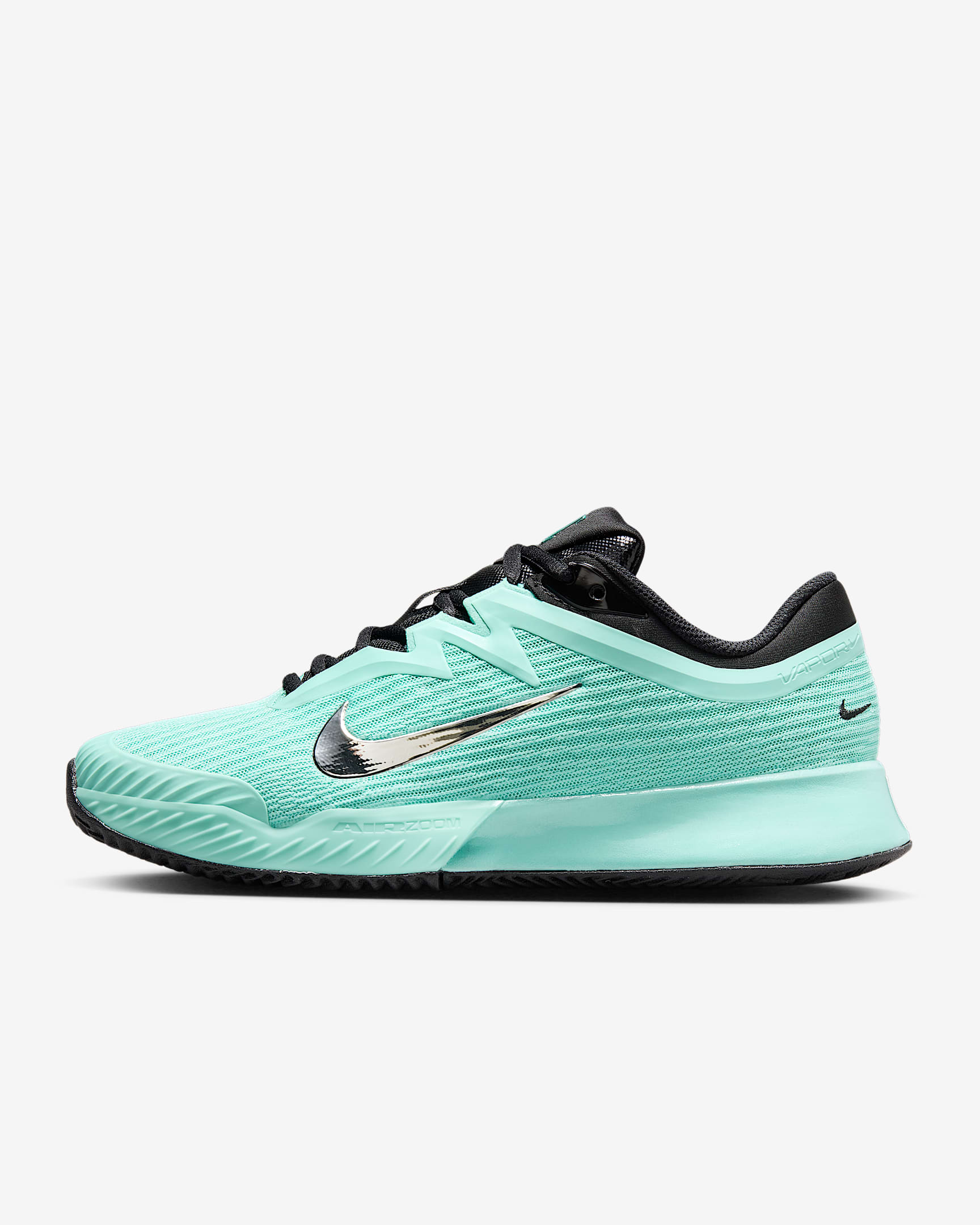 Nike Vapor Pro 3 PRM Clay Court Tennisschuhe (Damen) – Mint/Schwarz/Pure Platinum/Metallic Silver