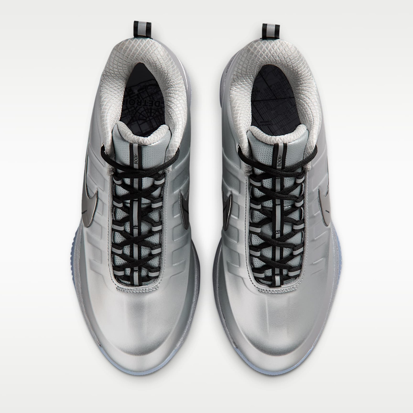 Book 2 "Sunburst" Basketballschuh – Metallic Silver/Schwarz/Metallic Silver