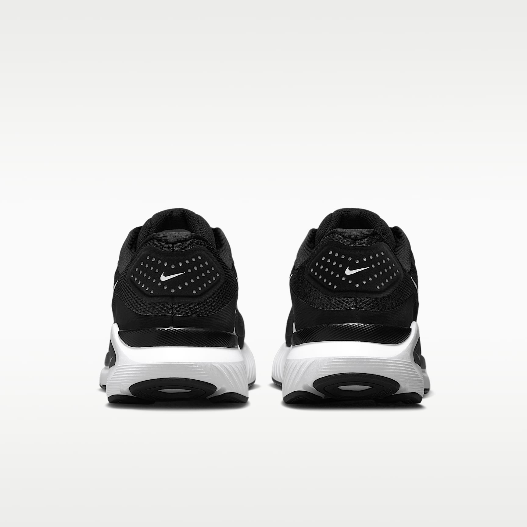 Nike Structure 26 Straßenlaufschuh (Damen) – Schwarz/Cool Grey/Metallic Silver/Weiß