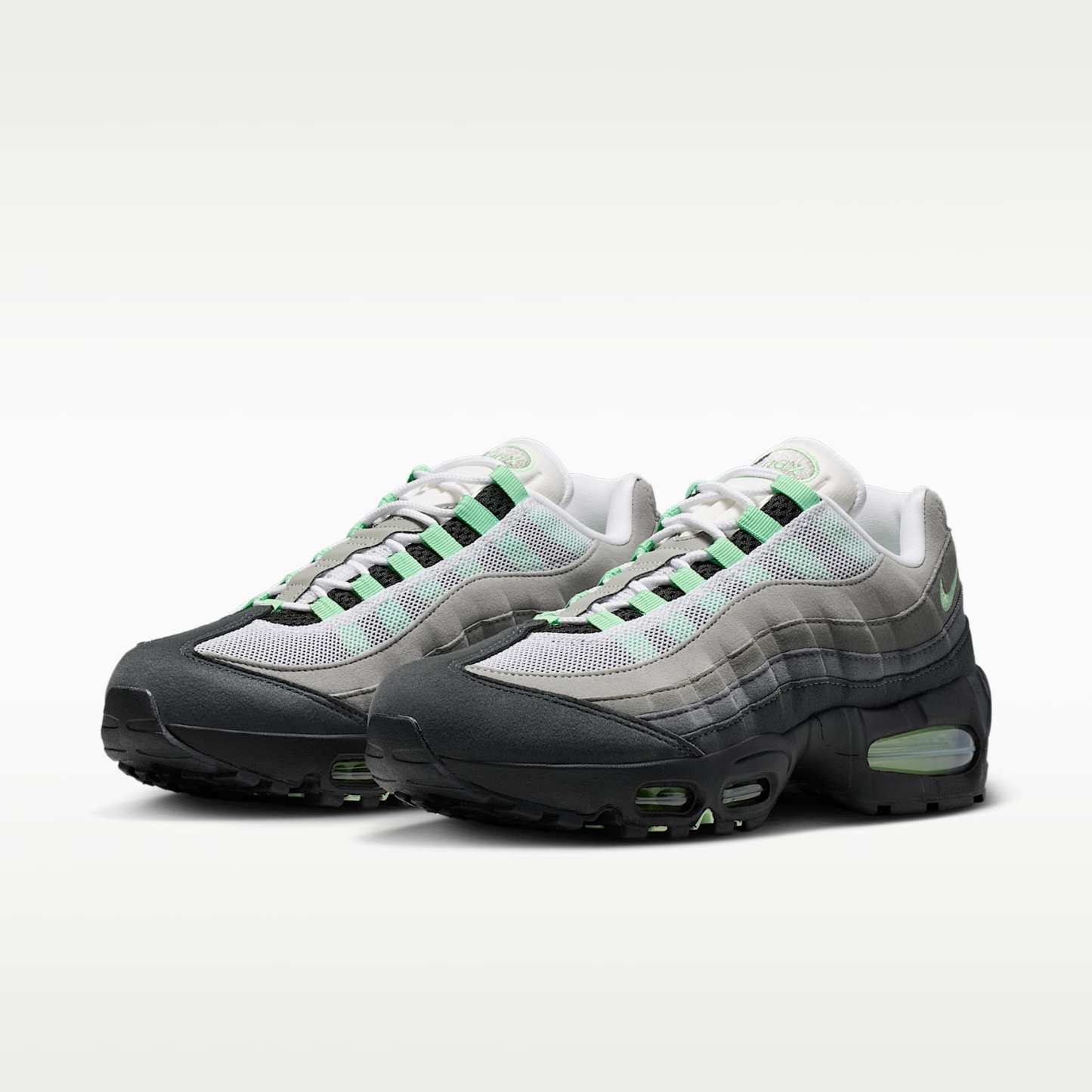 Nike Air Max 95 Big Bubble Schuh (Damen) – Schwarz/Weiß/Medium Grey/Fresh Mint