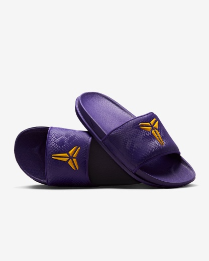 Kobe Offcourt Herren-Slides – Court Purple/University Gold