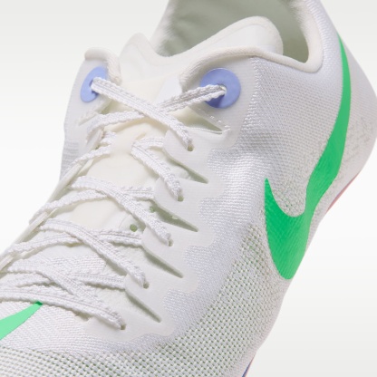 Nike Zoom Ja Fly 4 Laufspikes für Sprints – Summit White/Aluminum/Atomic Pink/Electro Green