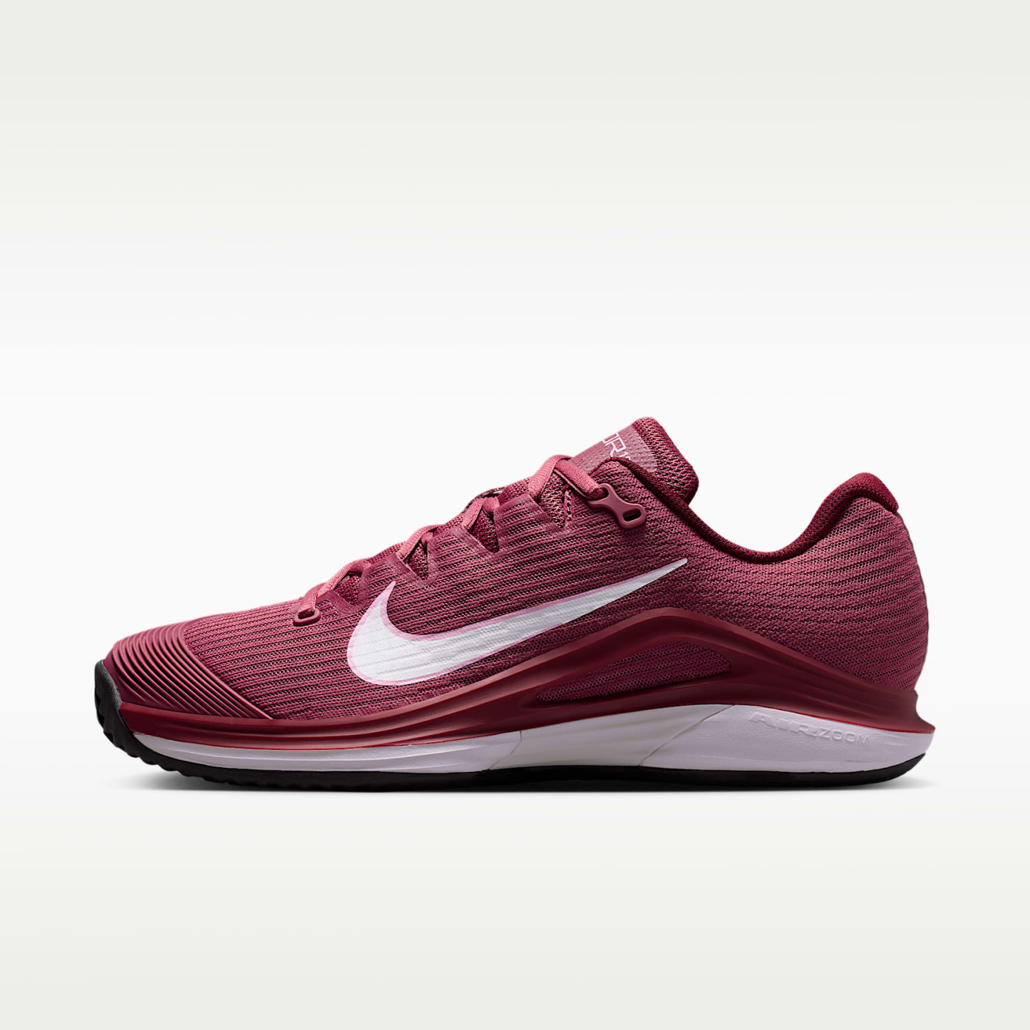 Nike Vapor 12 Tennisschuh für Clay Courts (Damen) – Pink Smoke/Vast Grey/Schwarz/Weiß