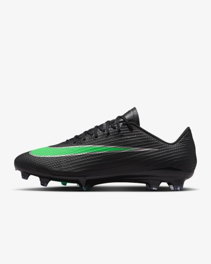 Nike Mercurial Superfly 11 Pro Low-Top-Fußballschuh für normalen Rasen – Schwarz/Schwarz/Illusion Green