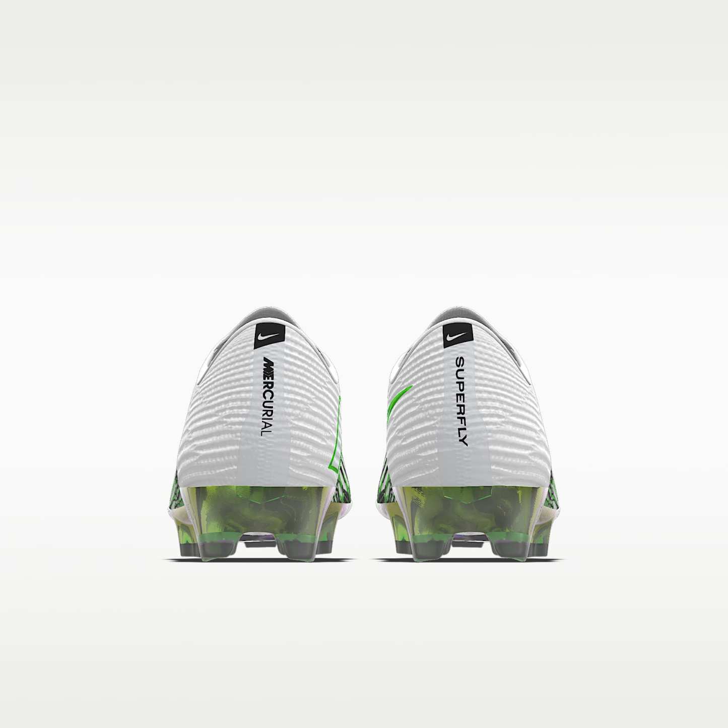 Nike Mercurial Superfly 11 Elite By You personalisierbarer Low-Top-Fußballschuh für normalen Rasen – Weiß/Weiß [9103066846]