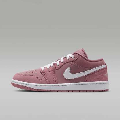 Air Jordan 1 Low Damenschuh – Rust Pink/Rust Pink/Weiß
