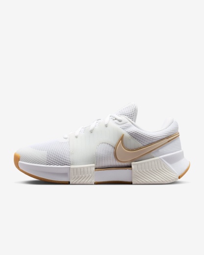 Nike GP Challenge 1.5 Hartplatz-Tennisschuh (Damen) – Weiß/Summit White/Linen/Light Orewood Brown