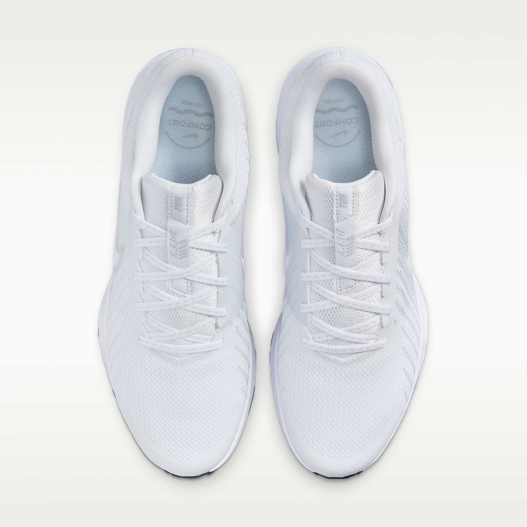Nike Run Defy Straßenlaufschuh (Herren) – Weiß/Schwarz/Pure Platinum